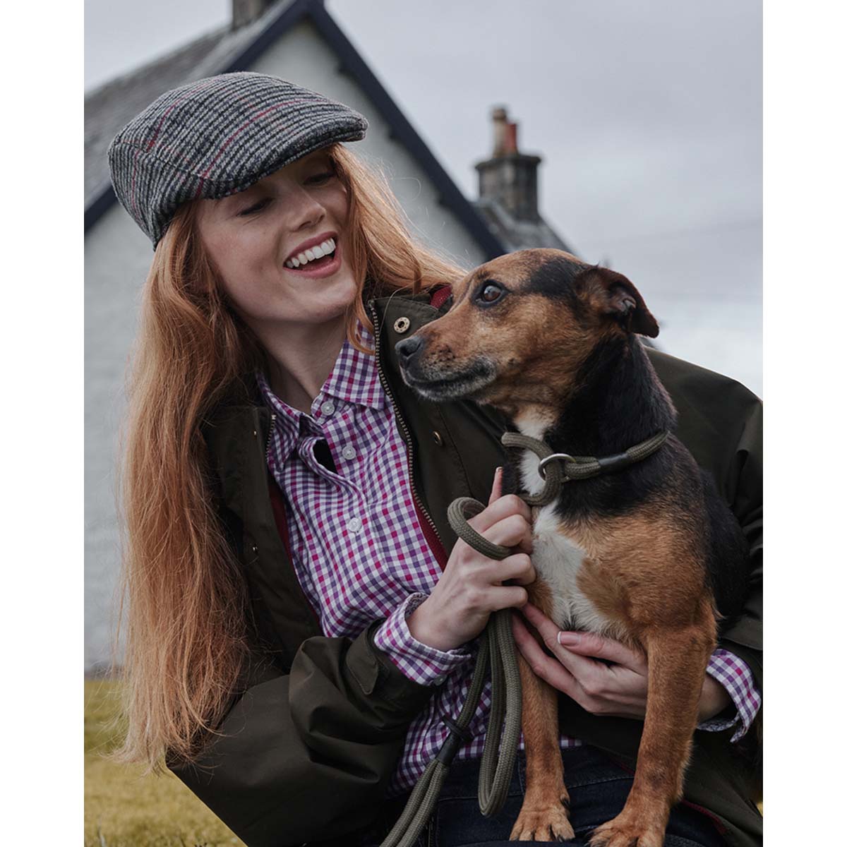 Hoggs Of Fife Becky II Women's Cotton Shirt Violet/Cerise
