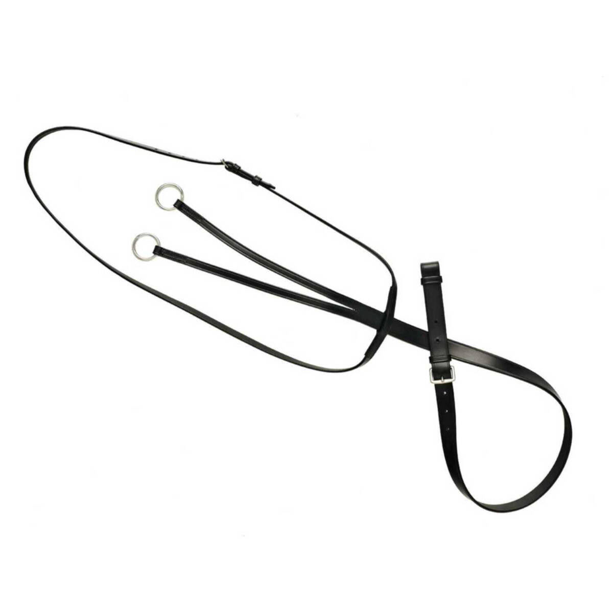 Cottage Craft Leather Running Martingale Black