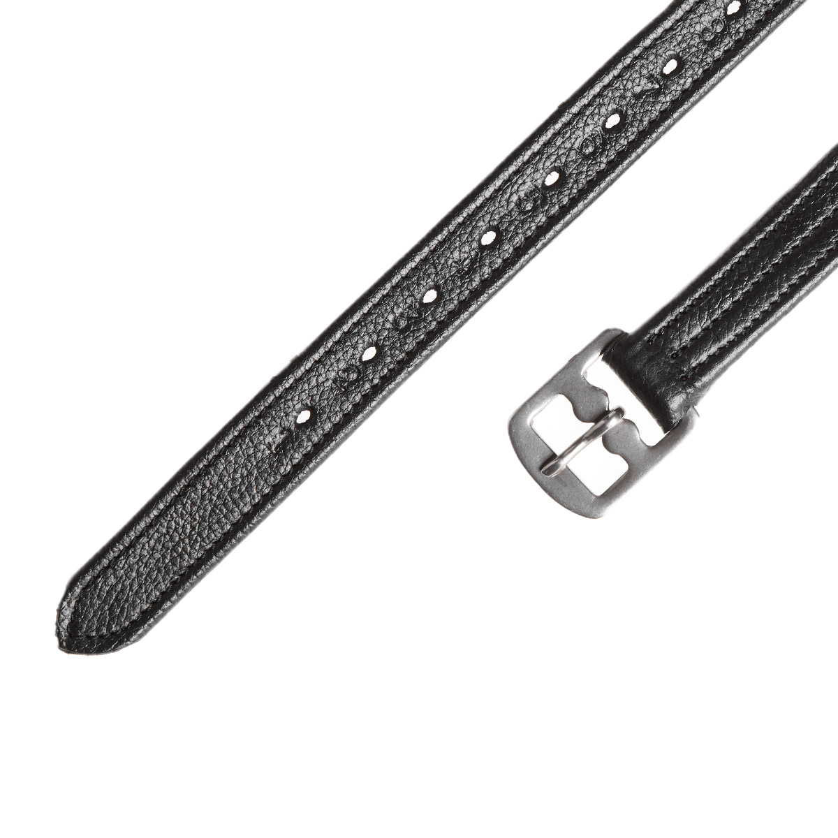 Cottage Craft Non-Stretch Stirrup Leathers 48'' Black