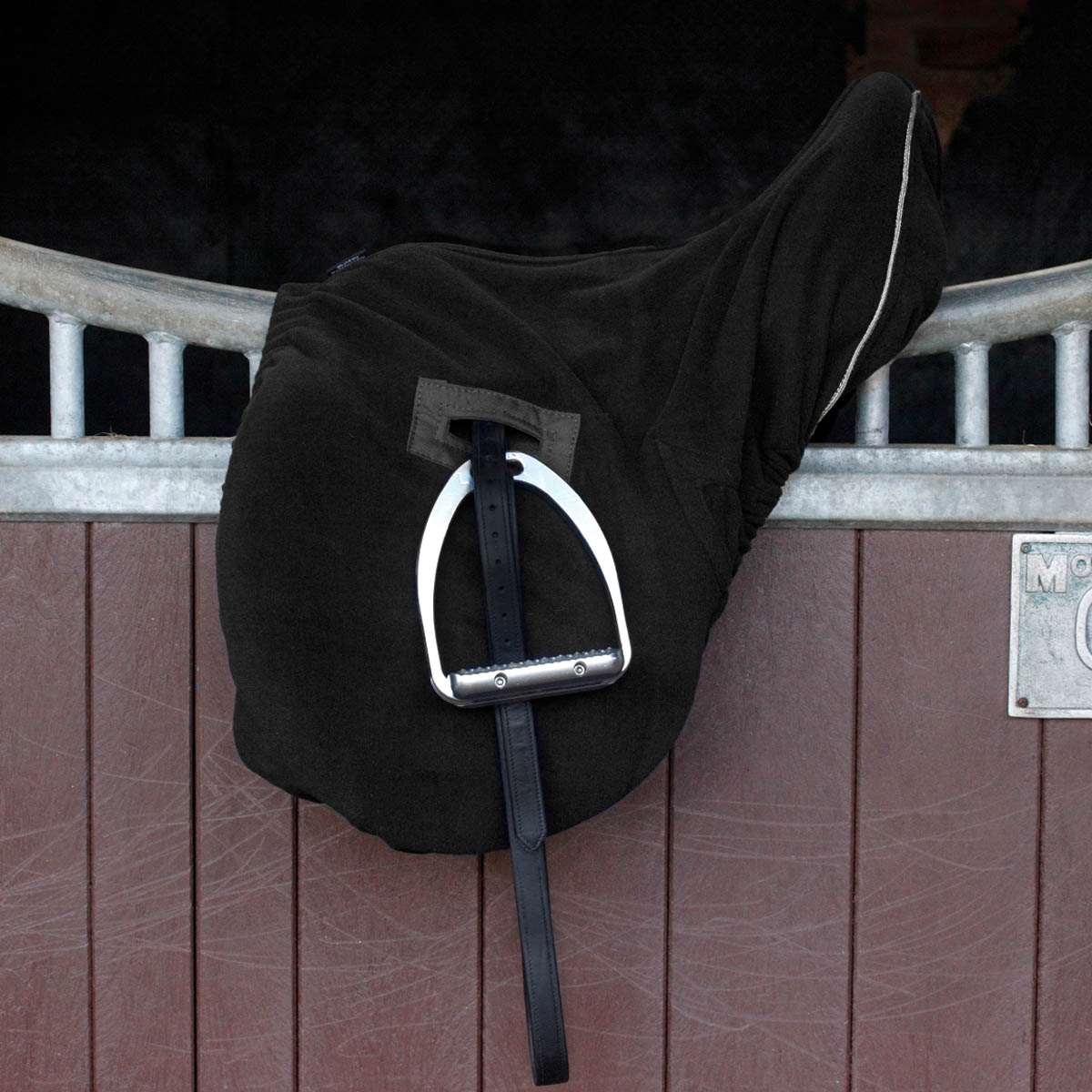 Cottage Craft Fleece Saddle Cover Black
