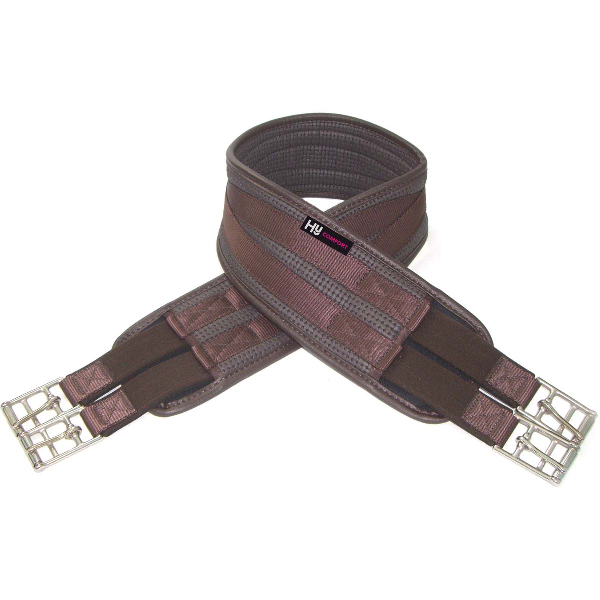 Hy Equestrian Waffle Girth Brown