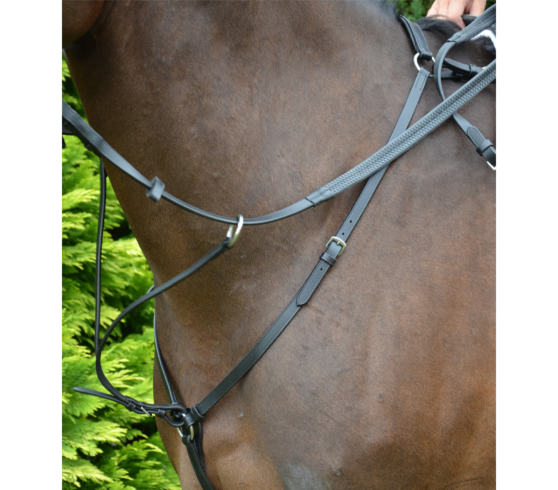 Hy Equestrian Hunting Breastplate Black