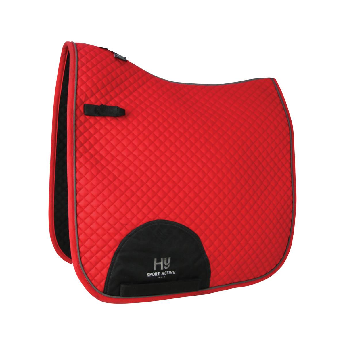 Hy Sport Active Dressage Saddle Pad - Rosette Red