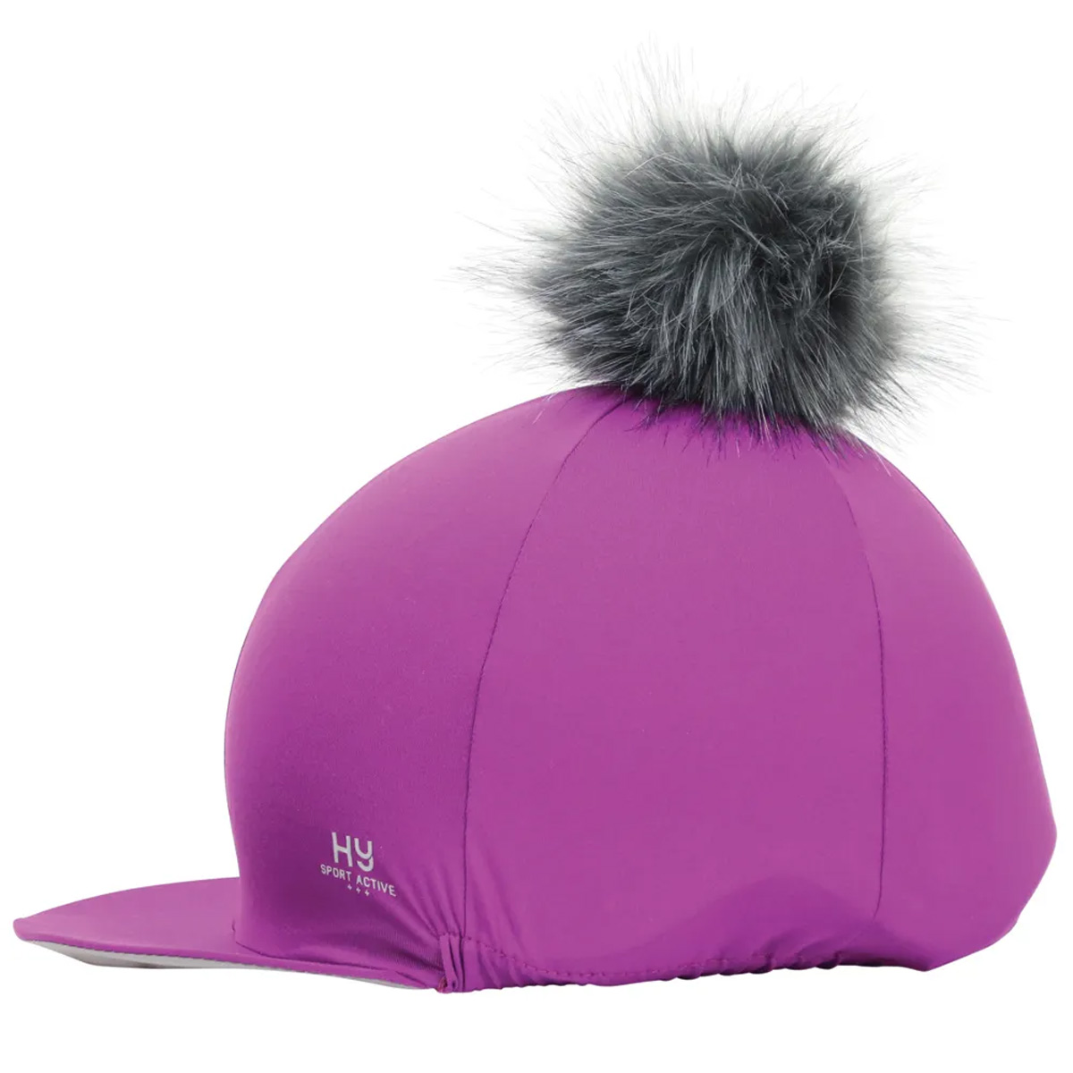 Hy Sport Active Hat Silk with Pom Pom - Amethyst Purple 