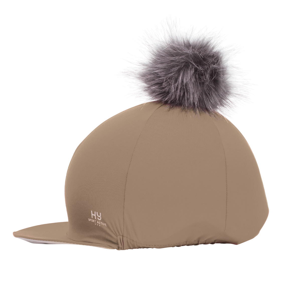 Hy Sport Active Hat Silk with Pom Pom - Desert Sand