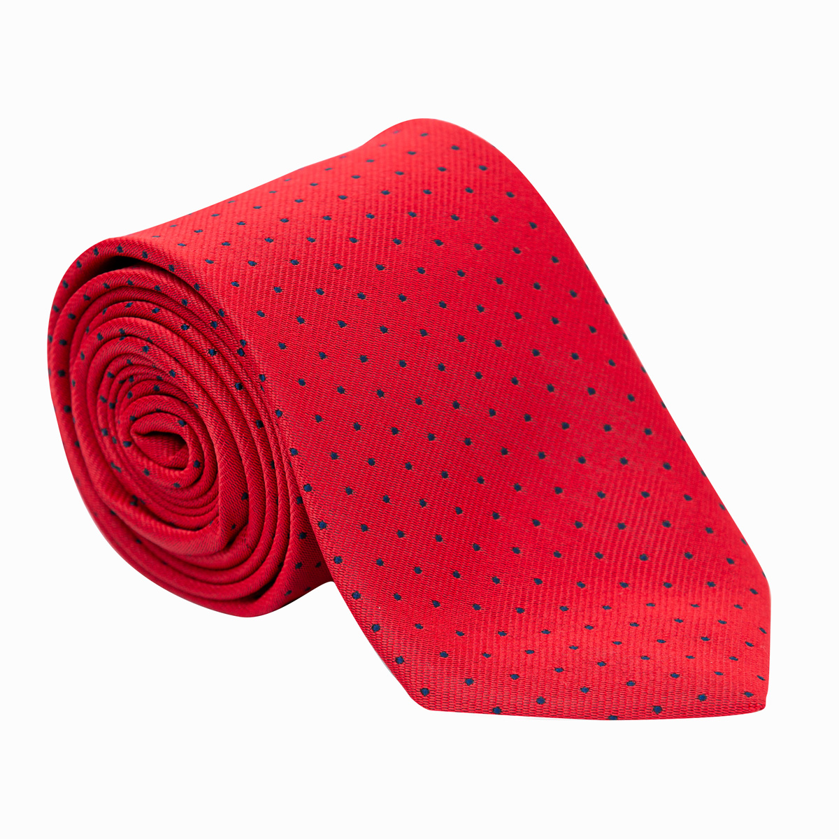 Supreme Products Show Tie - Red/Navy Spot