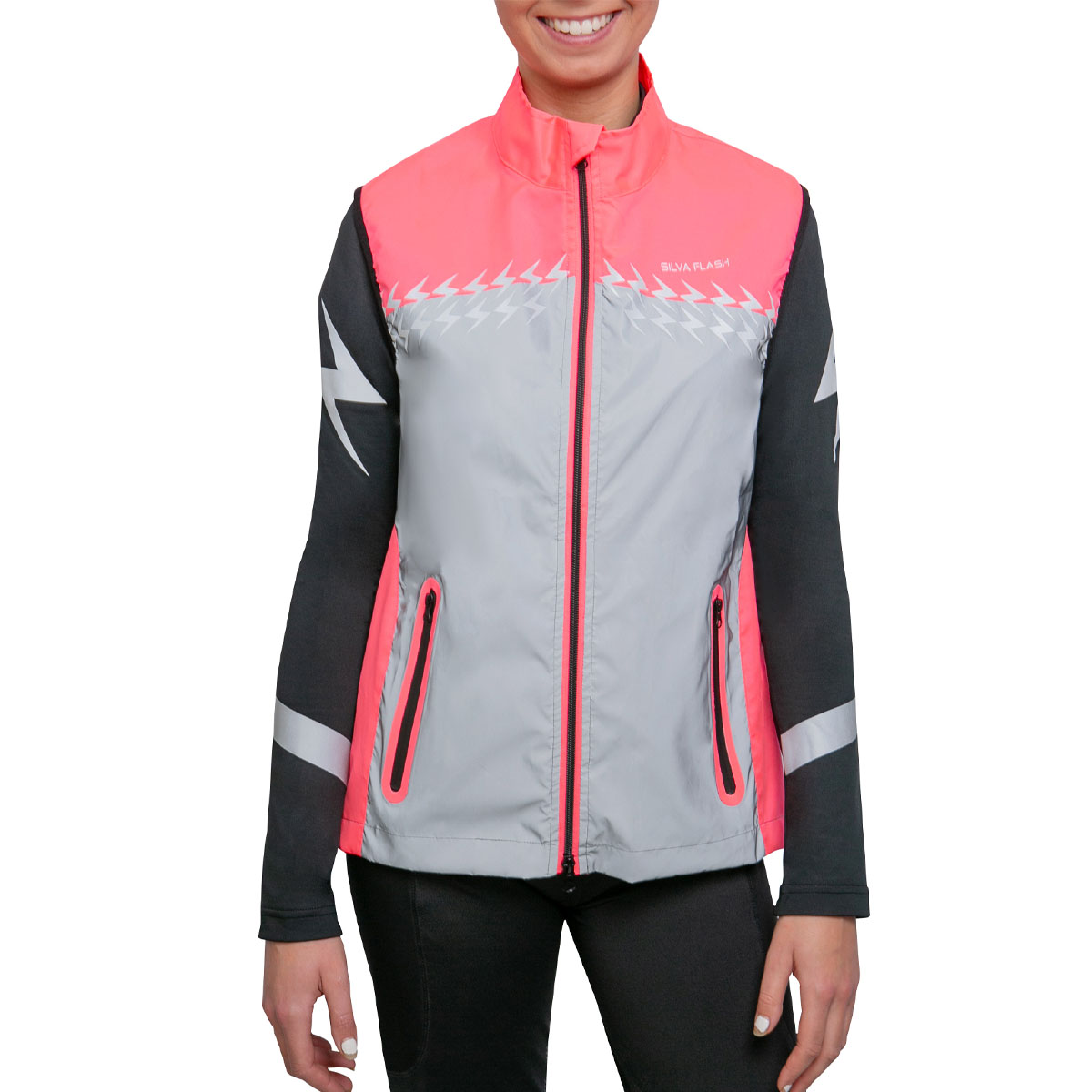 Silva Flash Lightweight Duo Reflective Gilet Pink