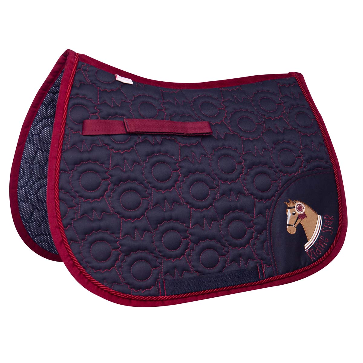 Riding Star Collection Saddle Pad by Little Rider Navy Blue