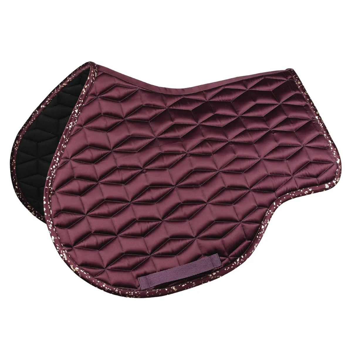 Hy Equestrian Enchanted Collection Saddle Pad Plum