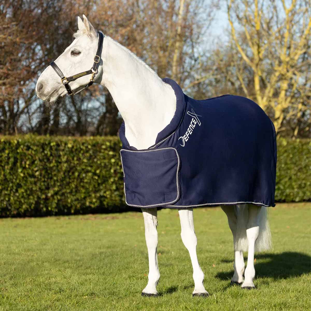 Defence X Shield Royal Elite Fleece Rug Navy Blue