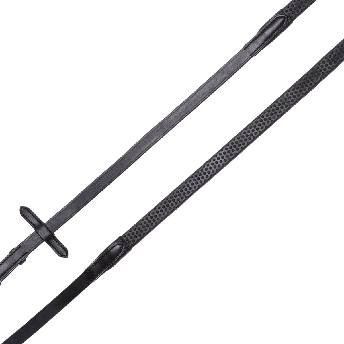 Cottage Craft Rubber Reins Black