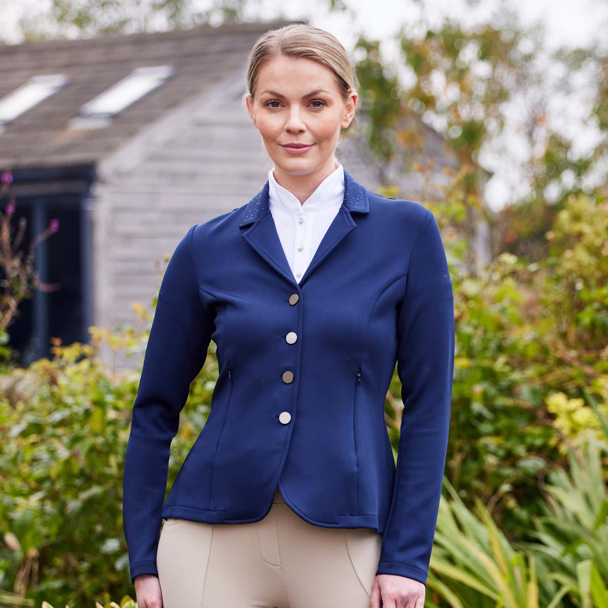 Harry Hall Ladies Show Jacket Navy Blue