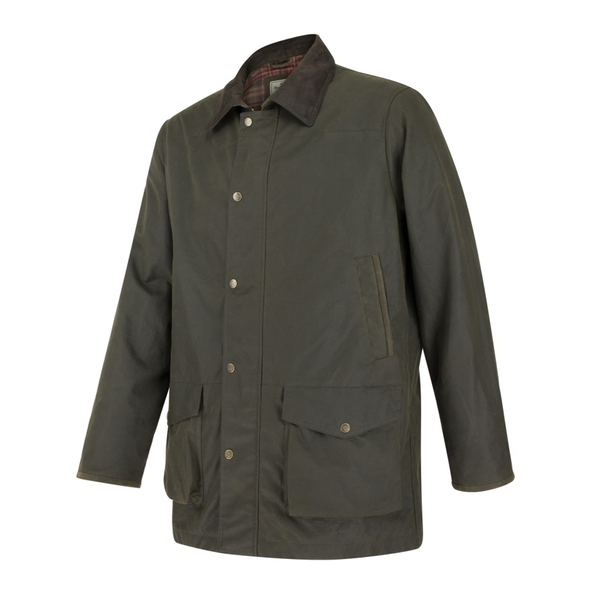 Hoggs Of Fife Caledonia Men's Wax Jacket Antique Olive