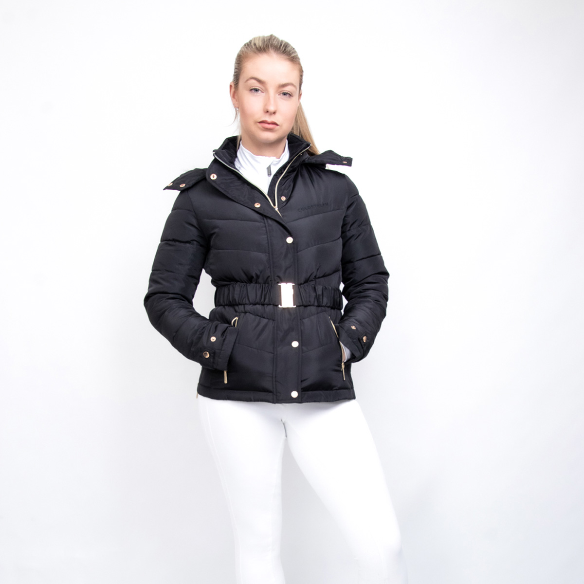 Coldstream Cornhill Quilted Coat Black