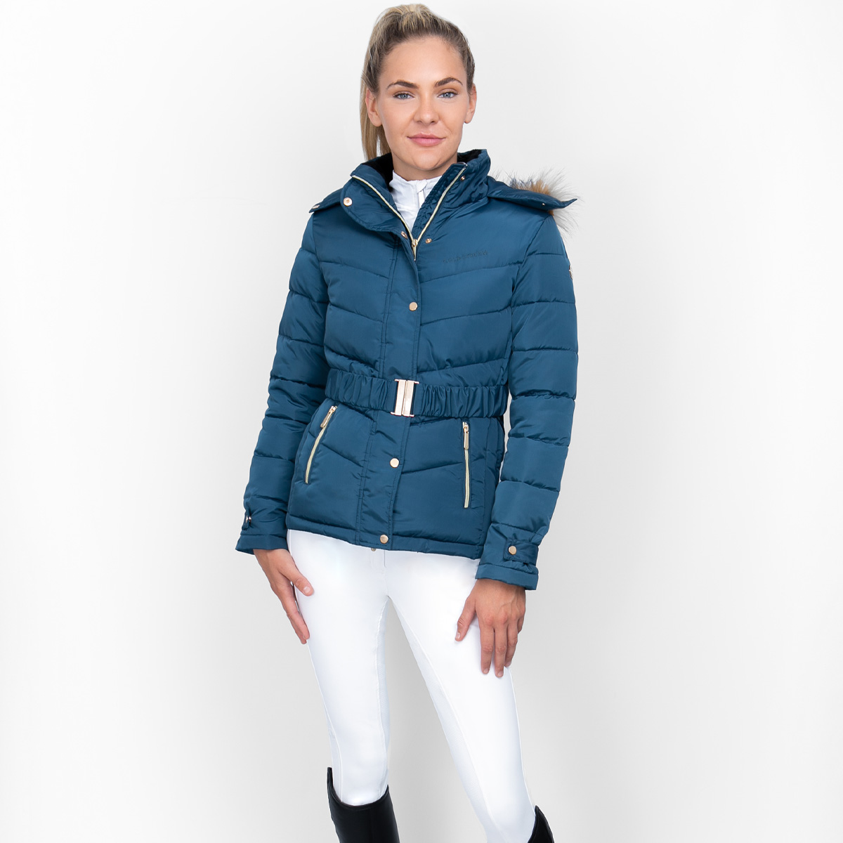 Coldstream Cornhill Quilted Coat  Blue
