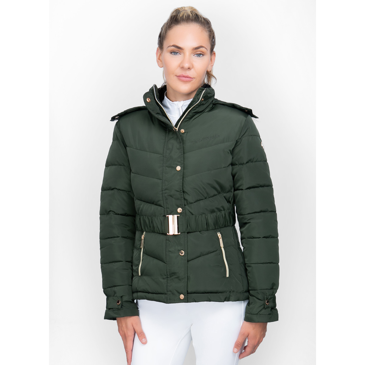 Coldstream Cornhill Quilted Coat Green
