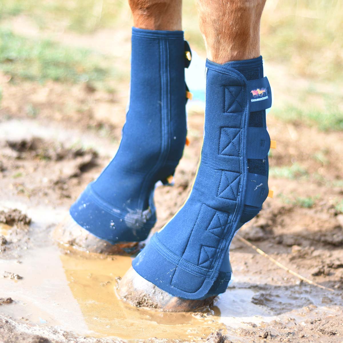 Equilibrium Equi-Chaps Close Contact Turnout Chaps Navy Blue