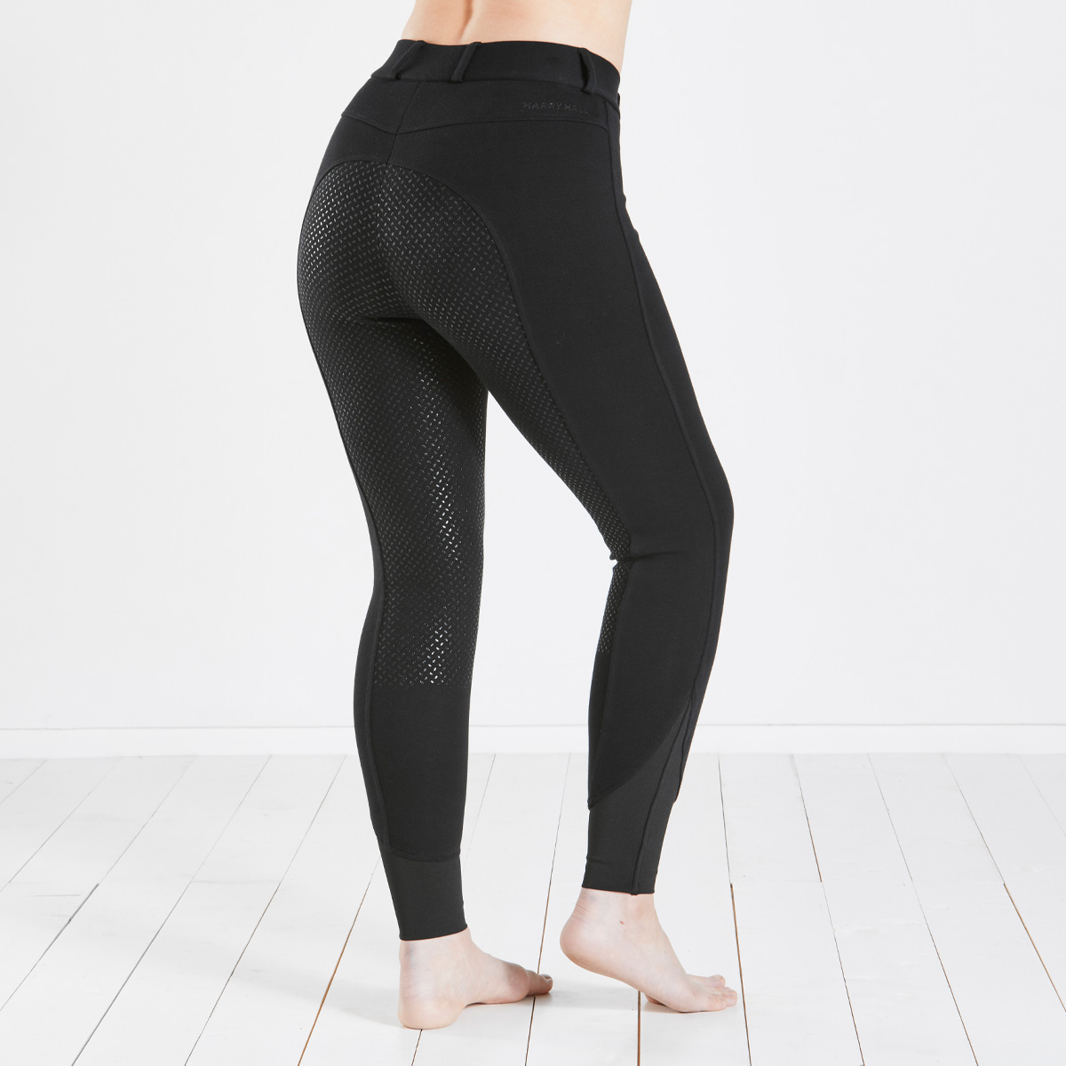 Harry Hall Farnell Full Grip Seat Breeches Black