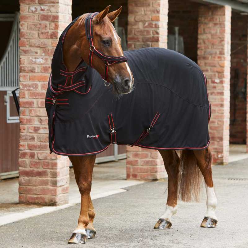 Protechmasta Far Infrared Therapy Combo Neck Rug Black