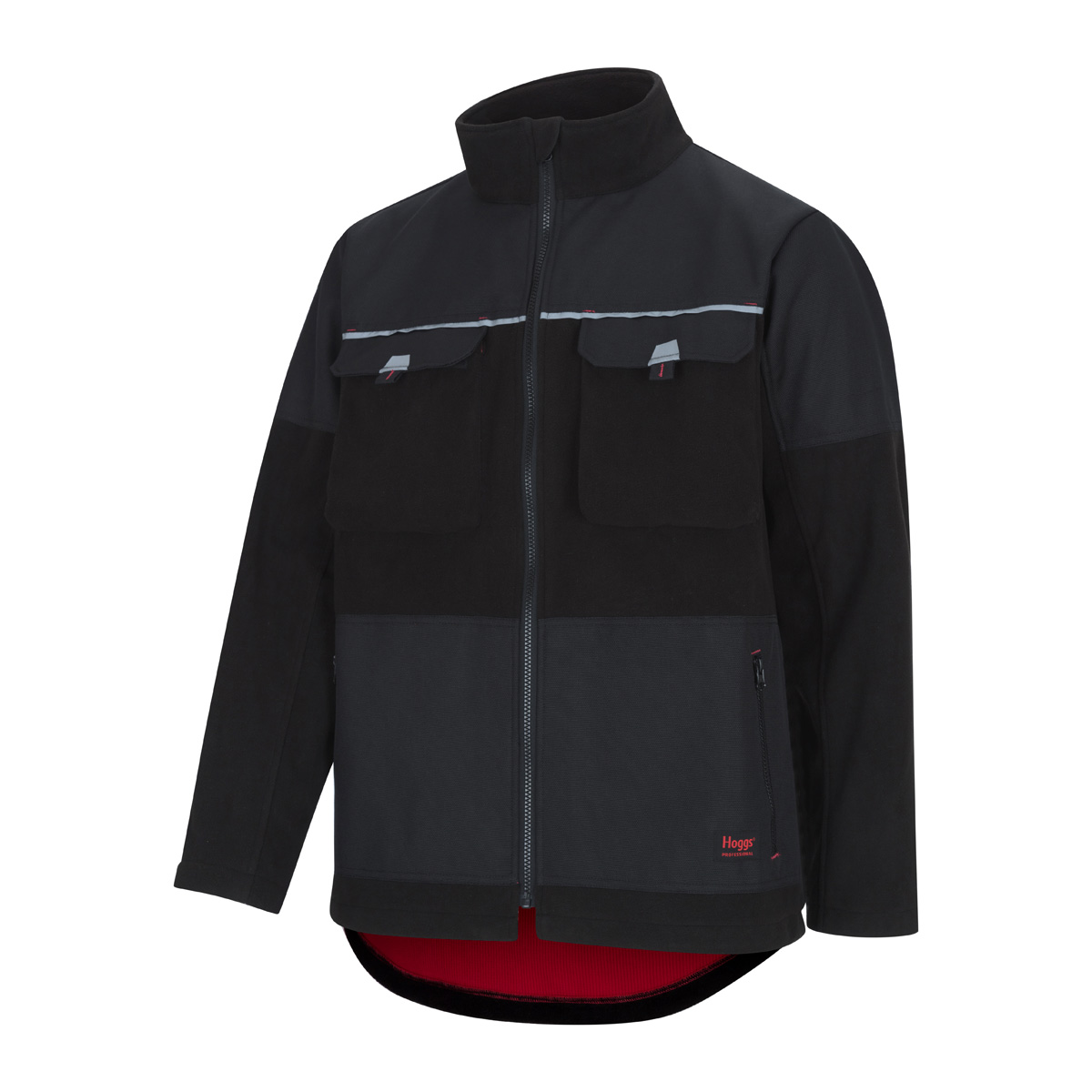 Hoggs of Fife Granite Bonded Fleece Jacket Black