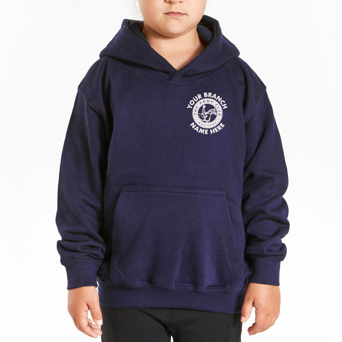 Pony Club Junior Hoodie Navy Blue