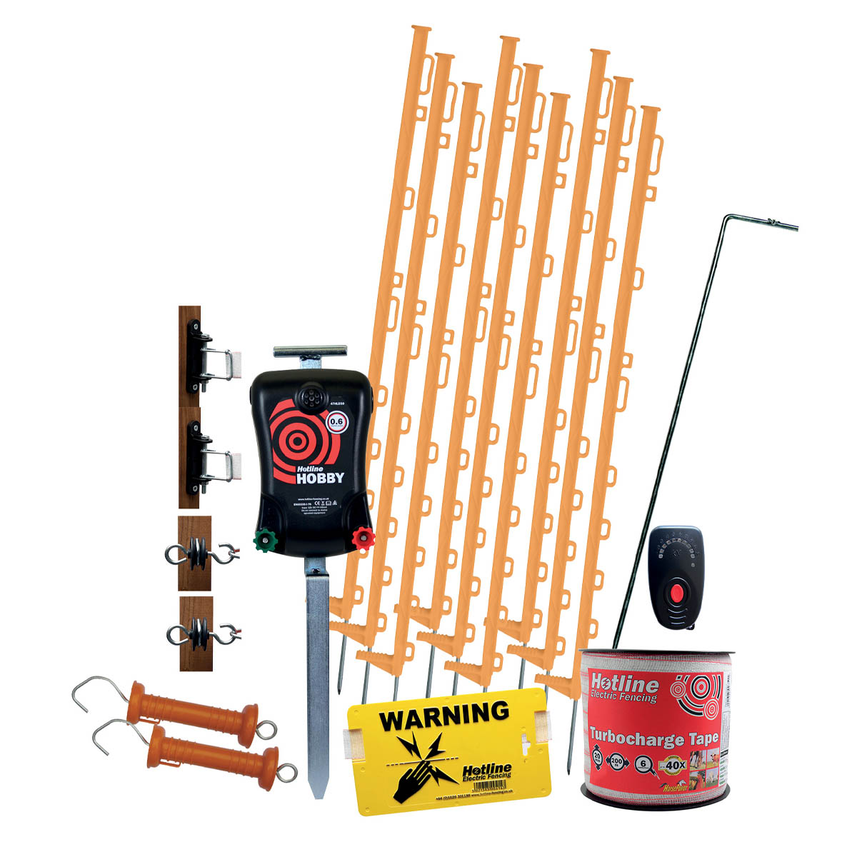 Electric Fence Hotline 12v Horse Kit Plus 