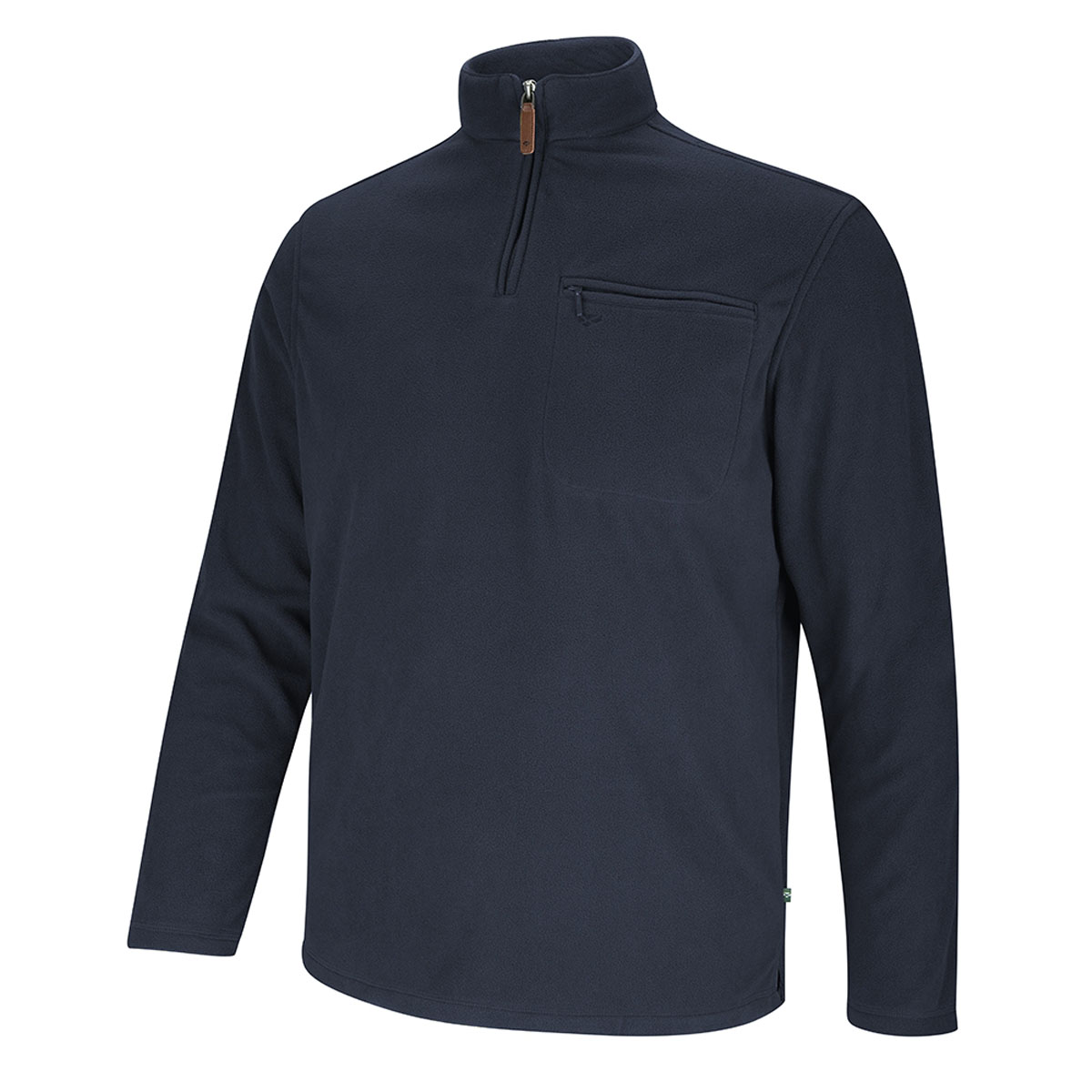 Hoggs Islander 1/4 Zip Micro-Fleece Shirt Navy 