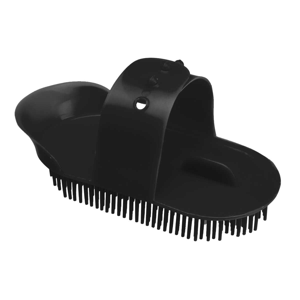 Cottage Craft Plastic Curry Comb Black