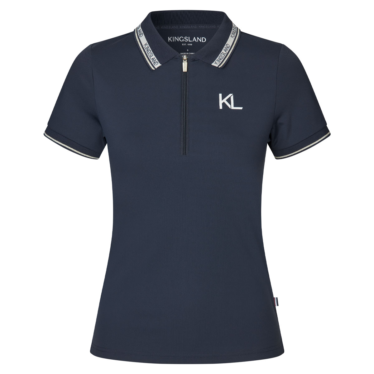 Kingsland KLNaira Ladies Pique Polo Shirt Navy Blue