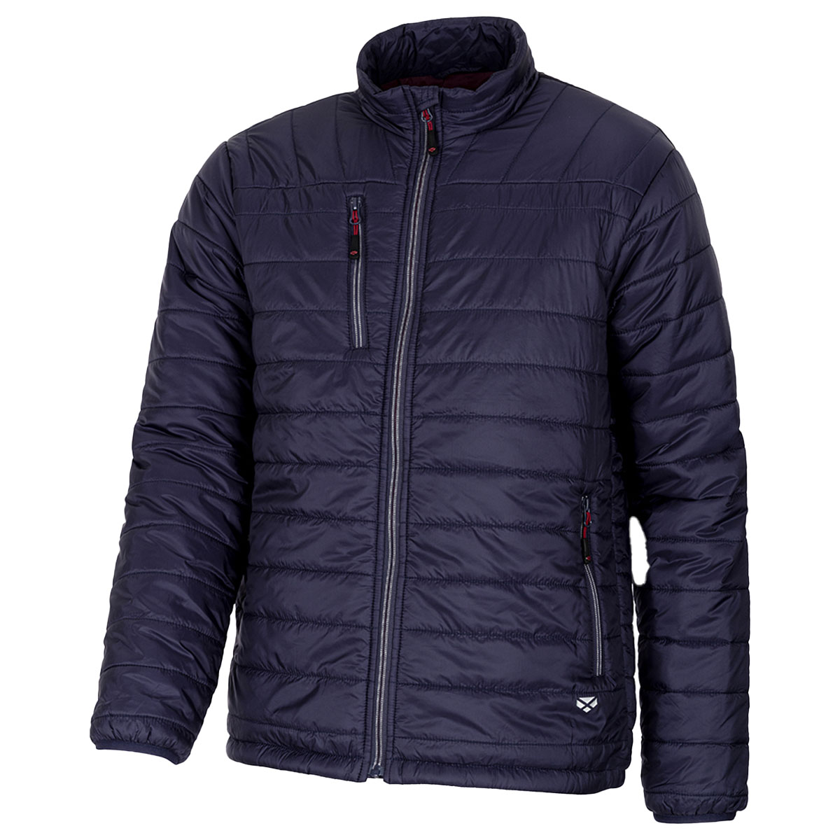 Hoggs Of Fife Kingston Lightweight Full Quilt Jacket Navy/Merlot