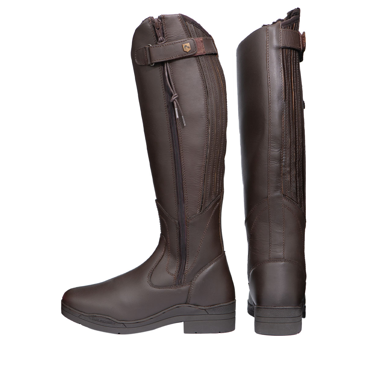 Hy Equestrian Londonderry Winter Country Riding Boots Brown
