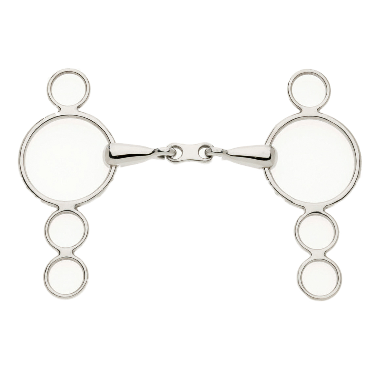 Lorina Continental 3 Ring French Link Snaffle 