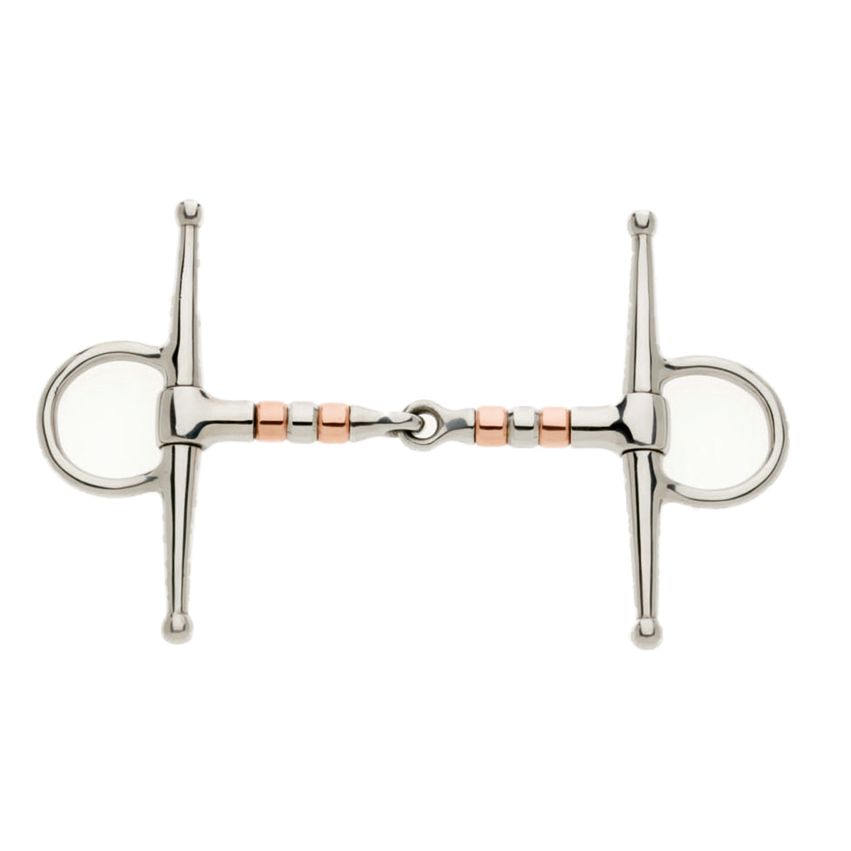 Lorina Copper Roller Full Cheek Jointed Snaffle 