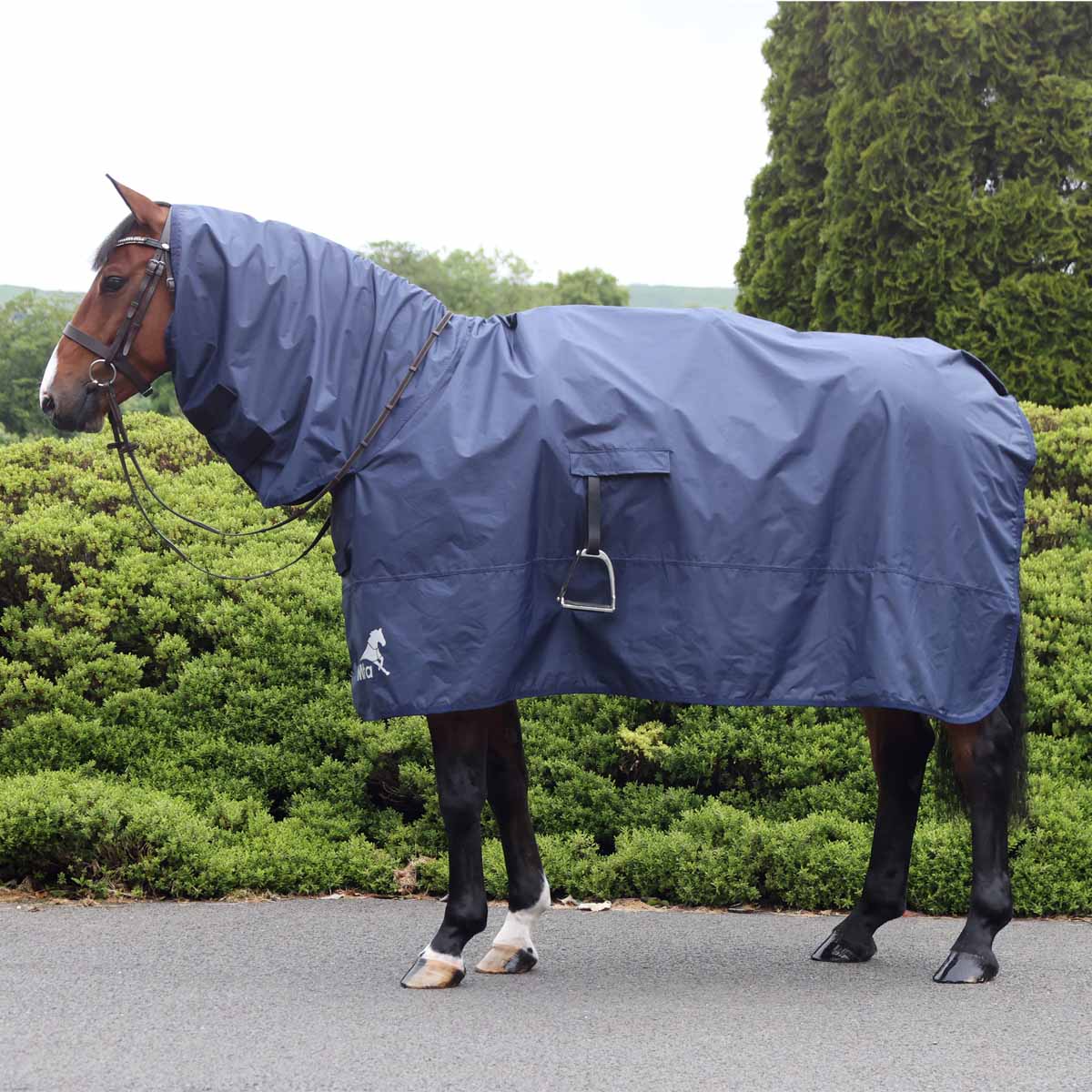 Masta Pack-a-way Showerproof Rain Sheet Navy Blue