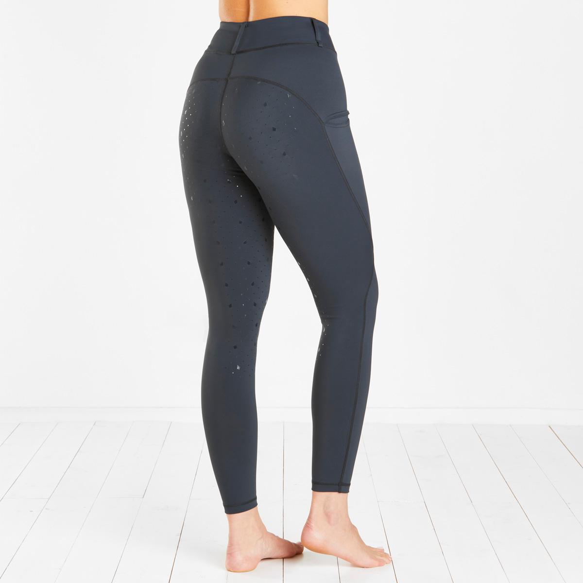 Harry Hall Recycled Riding Tights Navy Blue