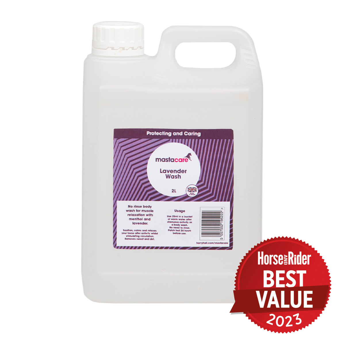 Mastacare Equestrian Lavender Horse Wash Refill 2L