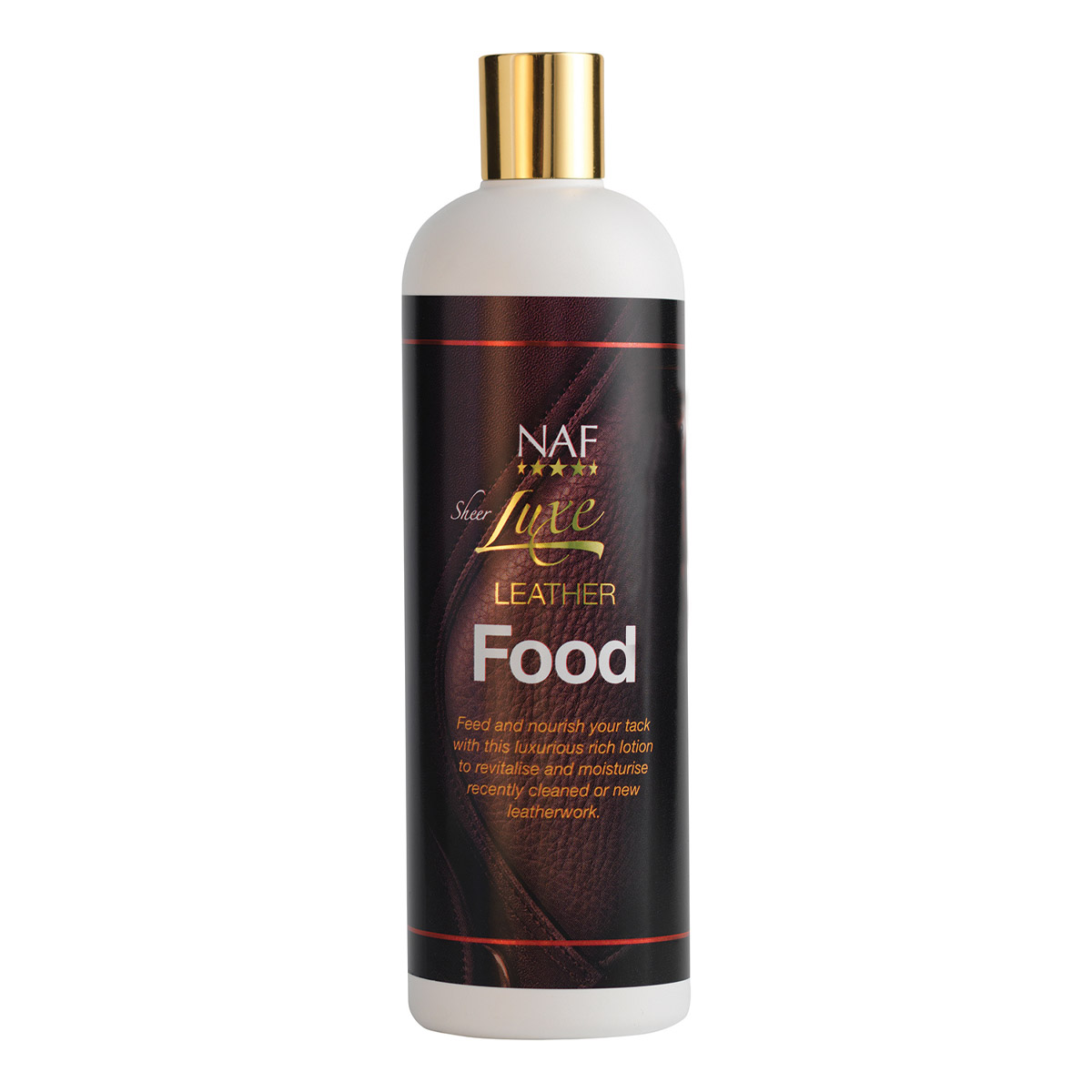 NAF Sheer Equestrian Luxe Leather Food 500ml 