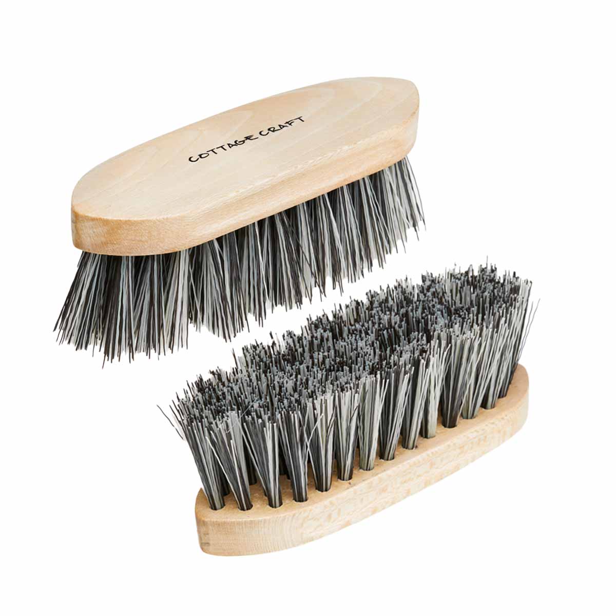 Cottage Craft Classic Small Dandy Brush - Brown/Beige