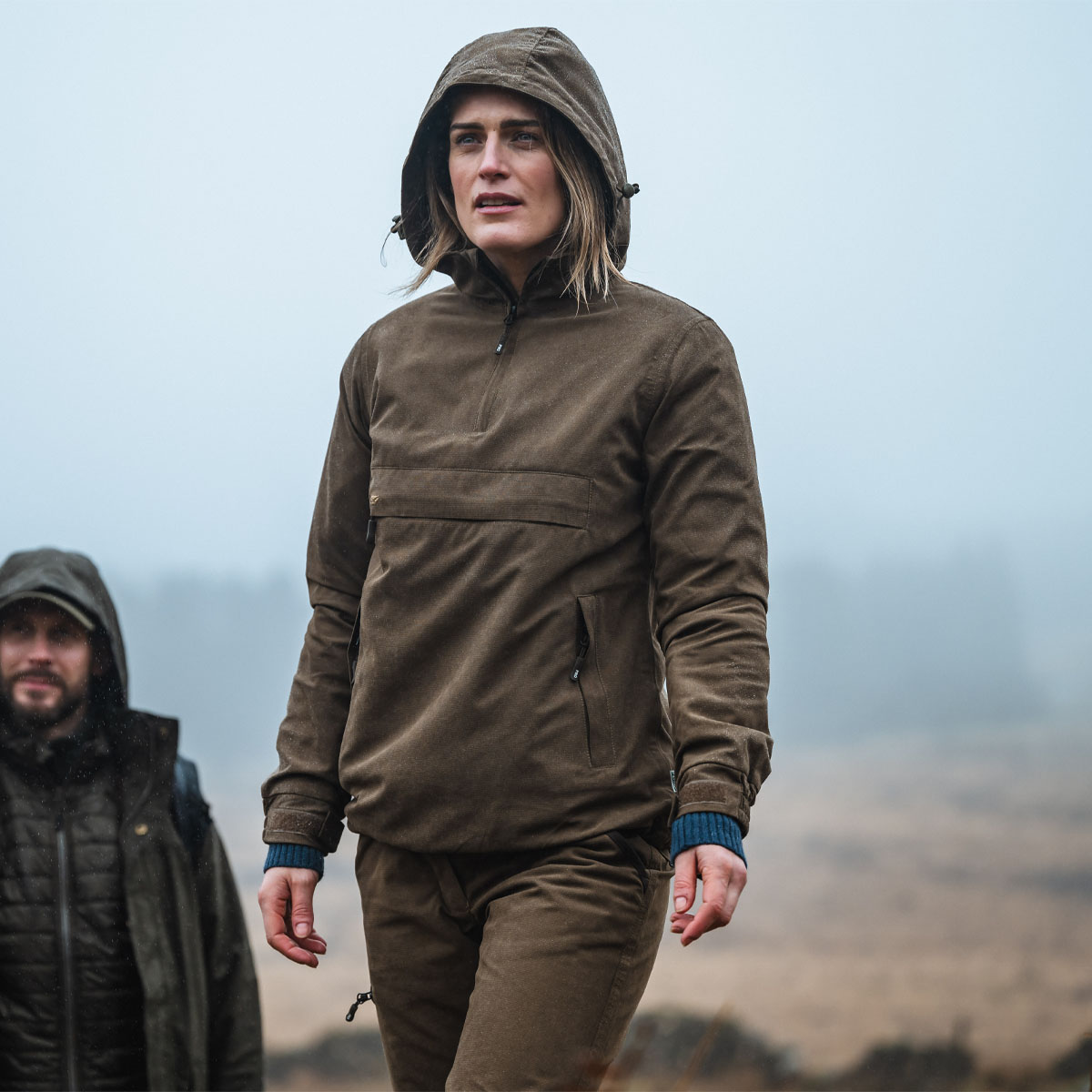 Hoggs Of Fife Struther Ladies W/P Field Smock Jacket Sage