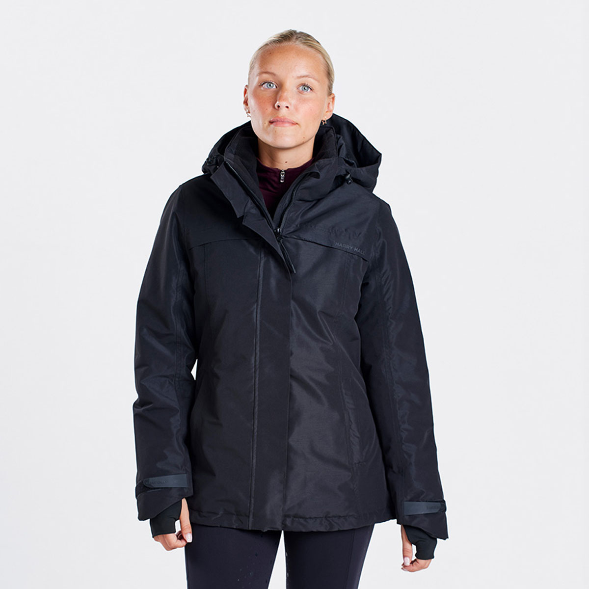 Harry Hall All-Weather Short Jacket Black