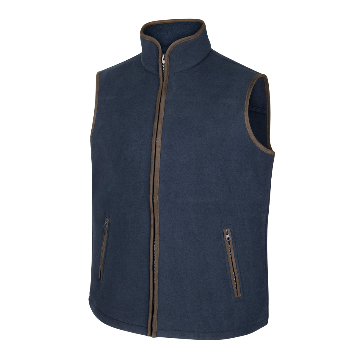 Hoggs Of Fife Woodhall Fleece Gilet Navy Blue